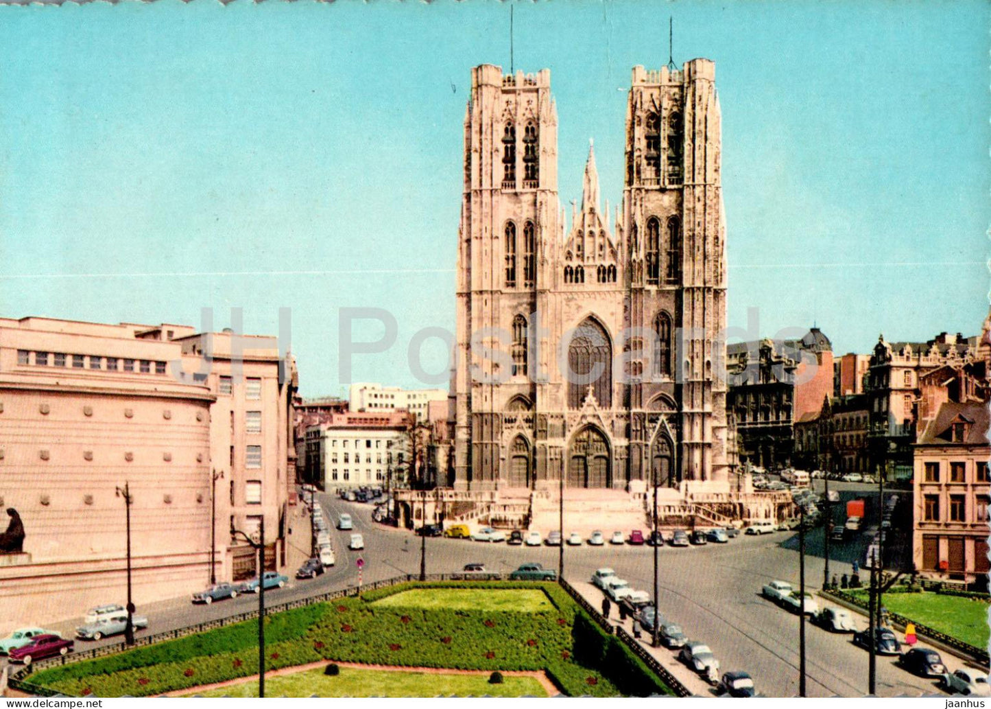 Bruxelles - Brussels - Collegiale Sainte Gudule - church - 6/149 - 1961 - Belgium - used - JH Postcards