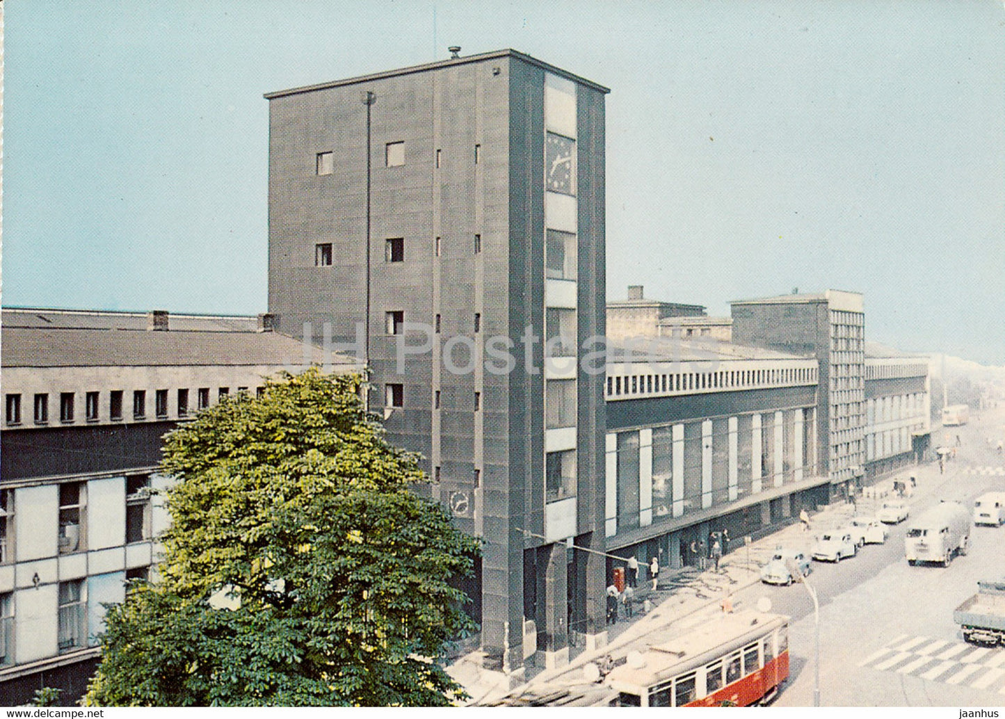 Bytom - PKP station - tram - Poland - unused - JH Postcards