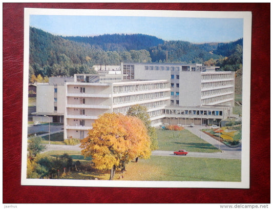 Clinic - large format postcard - Vilnius - 1974 - Lithuania USSR - unused - JH Postcards