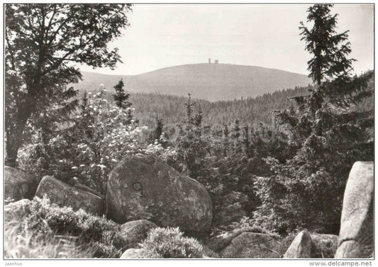 Brockenblick - mountain - Germany - 1984 gelaufen - JH Postcards