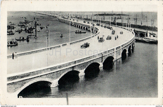 Venezia - Venice - Ponte Littorio - bridge - 95 - old postcard - Italy - unused - JH Postcards