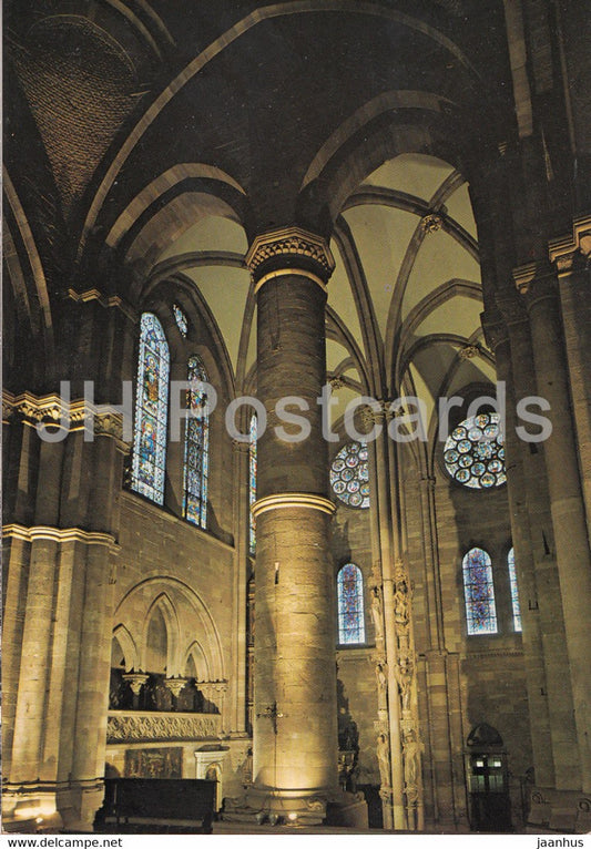 Cathedrale de Strasbourg - Perspective Vers le bras sud du transept - Looking South - cathedral - France - used - JH Postcards