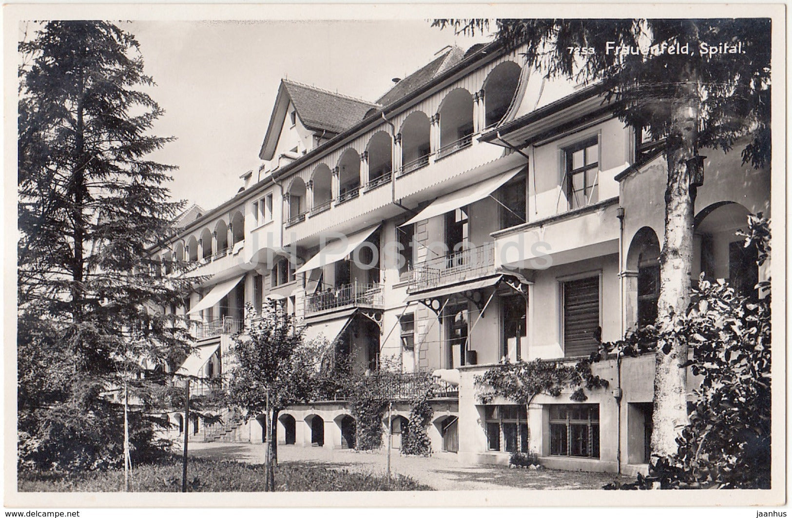 Frauenfeld Spital - 7253 - Switzerland - 1939 - used - JH Postcards