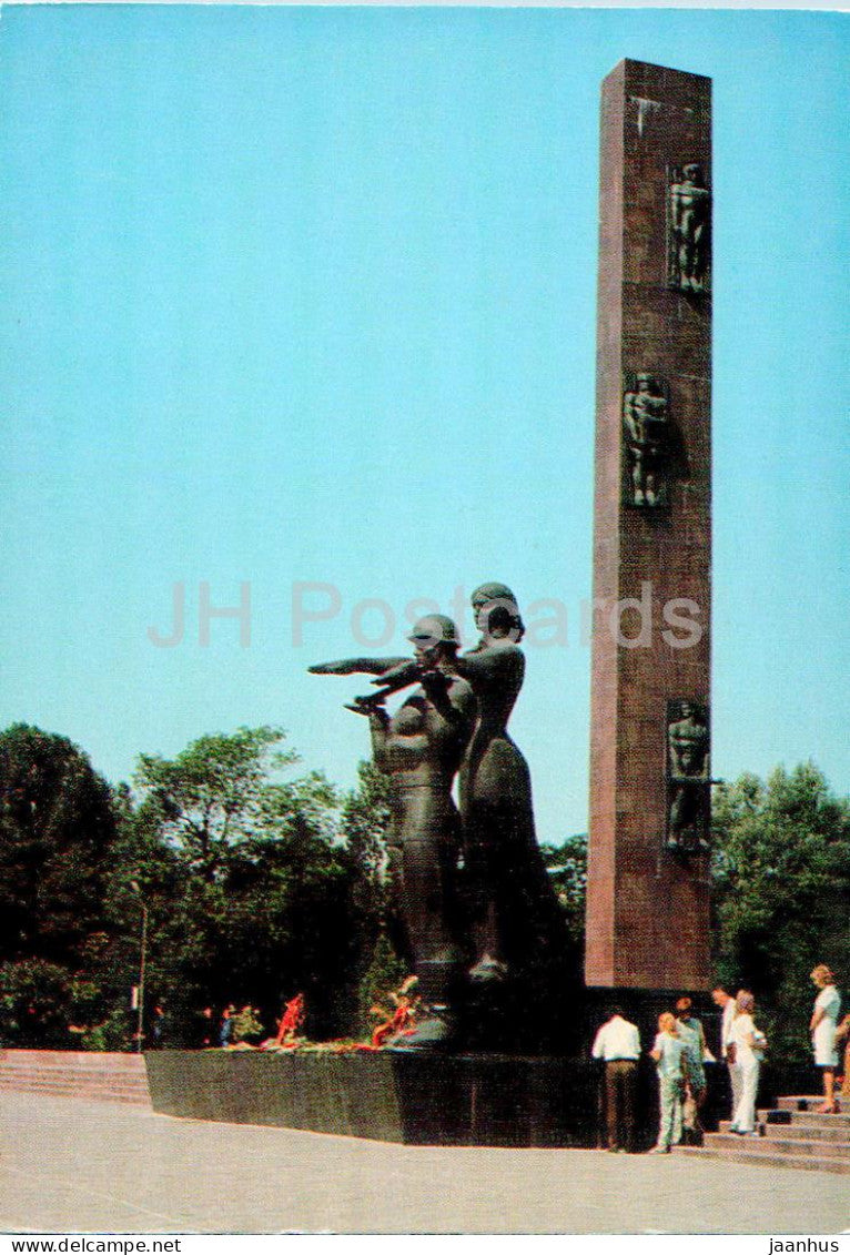 Lviv - Lvov - Monument to the military glory - postal stationery - 1976 - Ukraine USSR - unused - JH Postcards