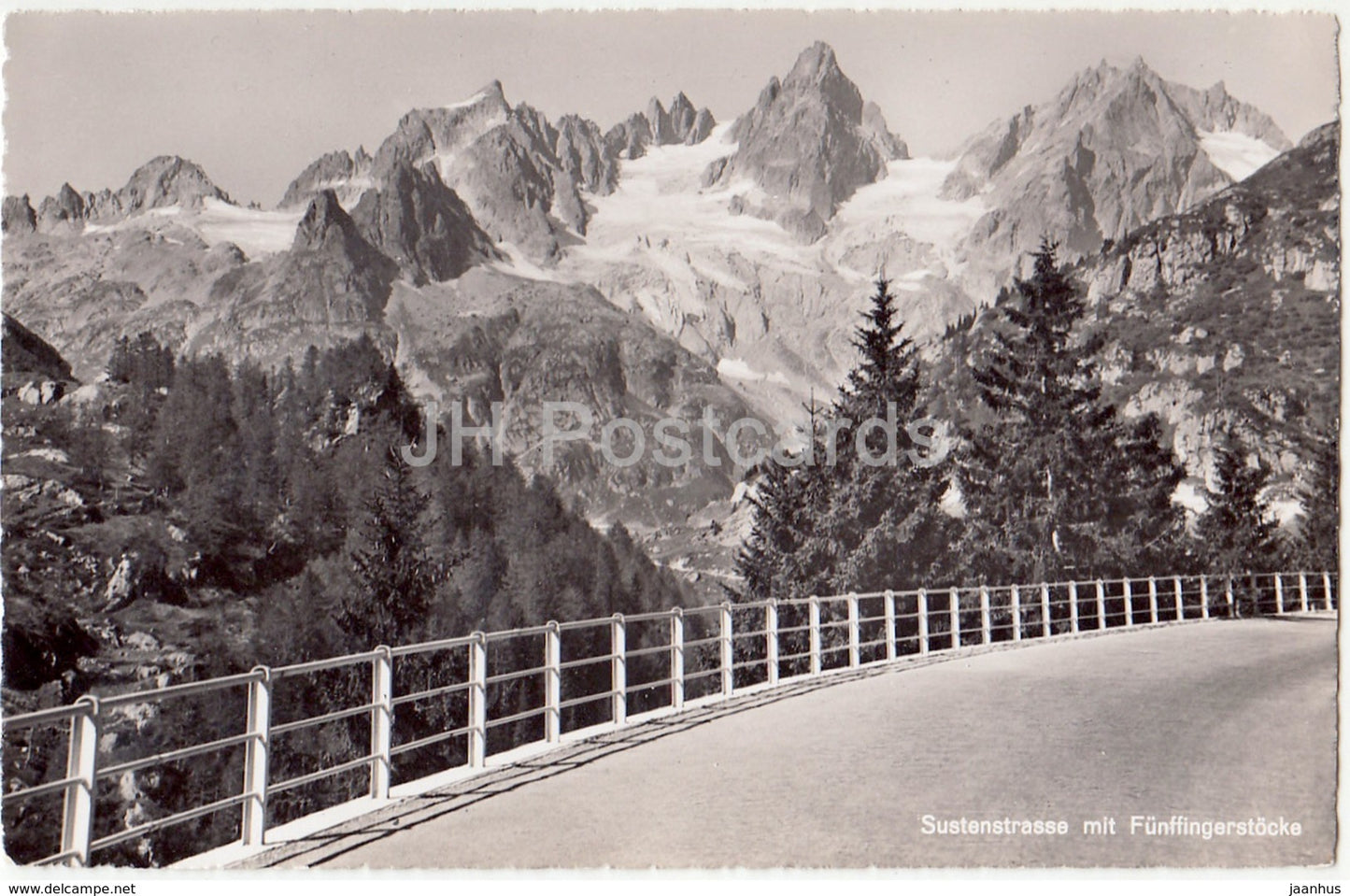 Sustenstrasse mit Funffingerstocke - 4144 - Switzerland - 1959 - used - JH Postcards