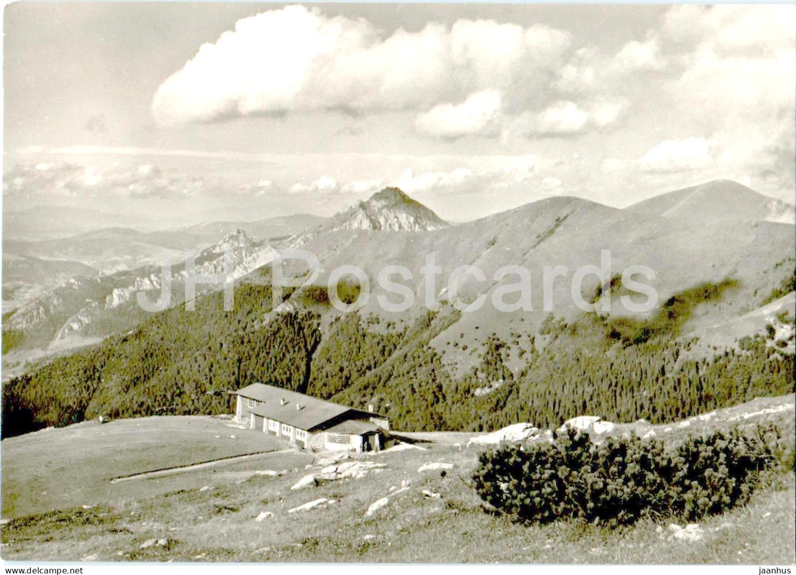 Vratna Dolina - horna stanica sedackoveho vytahu - upper station - 1968 - Czech Repubic - Czechoslovakia - used - JH Postcards