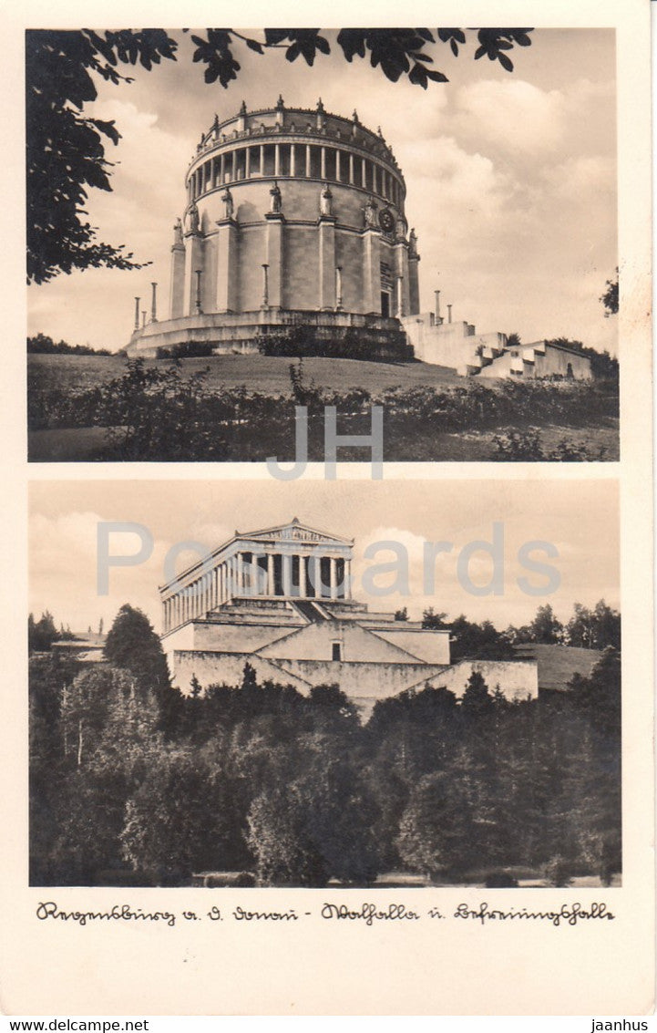 Regensburg - Befreiungshalle - Walhalla - 264 - old postcard - 1938 - Germany - used - JH Postcards