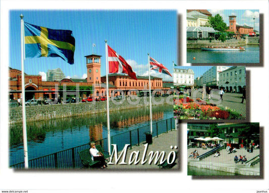 Malmo - multiview - 3074 - Sweden - unused - JH Postcards