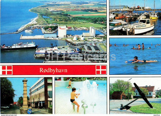Rodbyhavn - boat - ship - 1997 - Denmark - used - JH Postcards