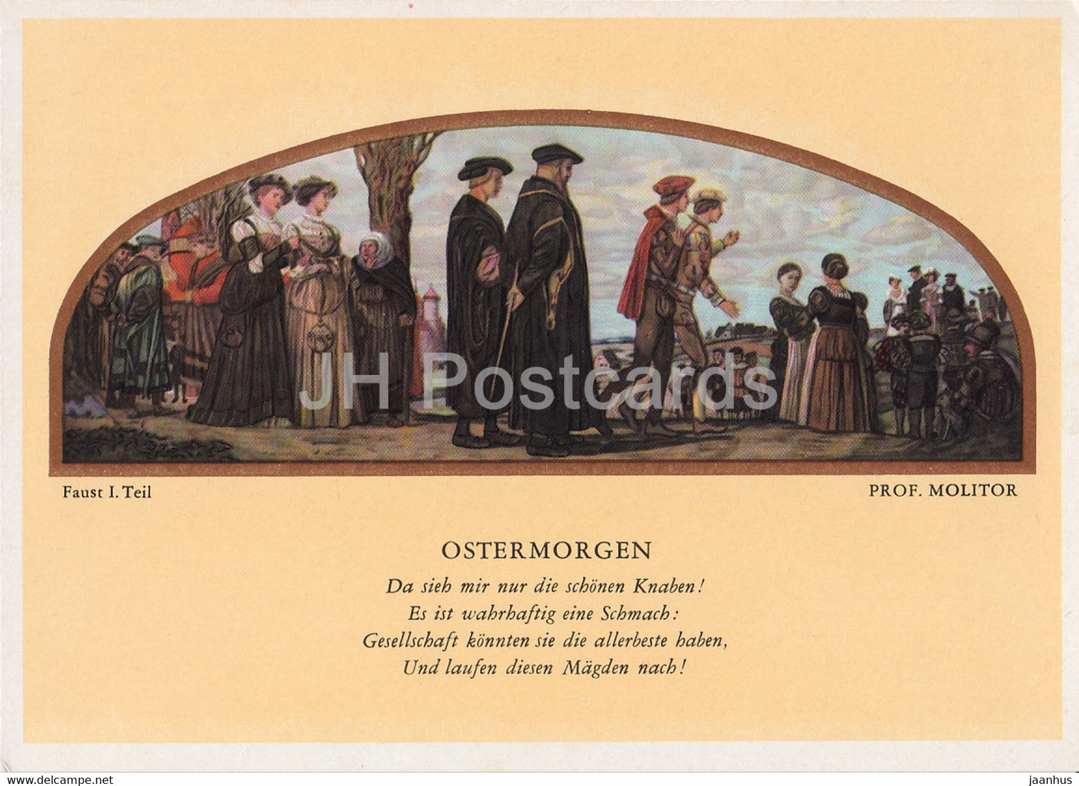 Leipzig - Auerbachs Keller - Ostermorgen - 1965 - DDR Germany - unused - JH Postcards