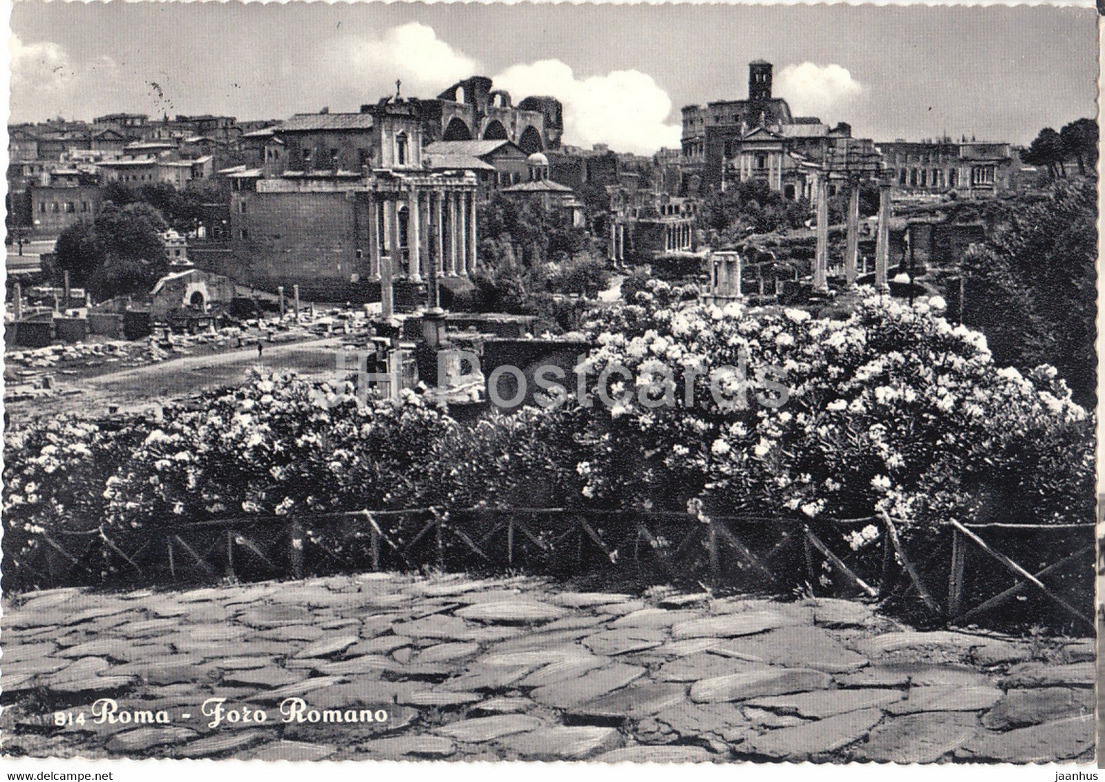 Roma - Rome - Foro Romano - Roman Forum - ancient - 814 - old postcard - 1957 - Italy - used - JH Postcards