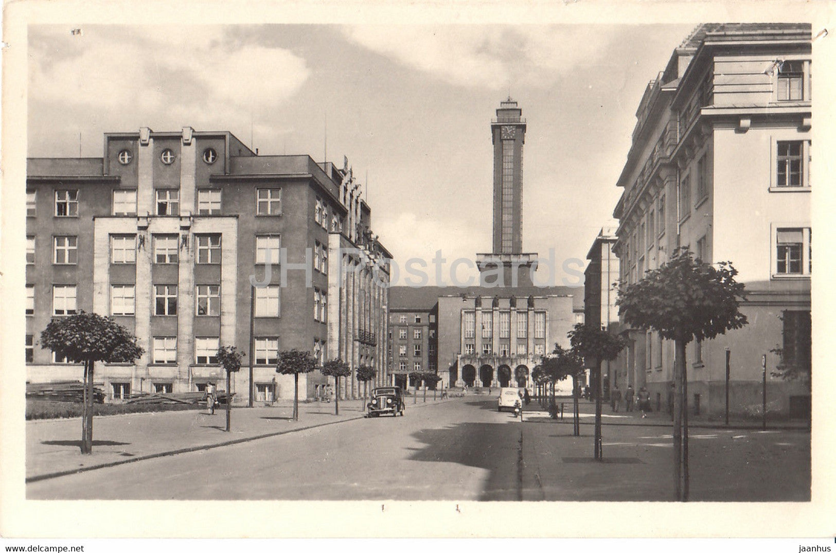 Ostrava - Nova Radnice - old postcard - Czechoslovakia - Czech Republic - unused - JH Postcards