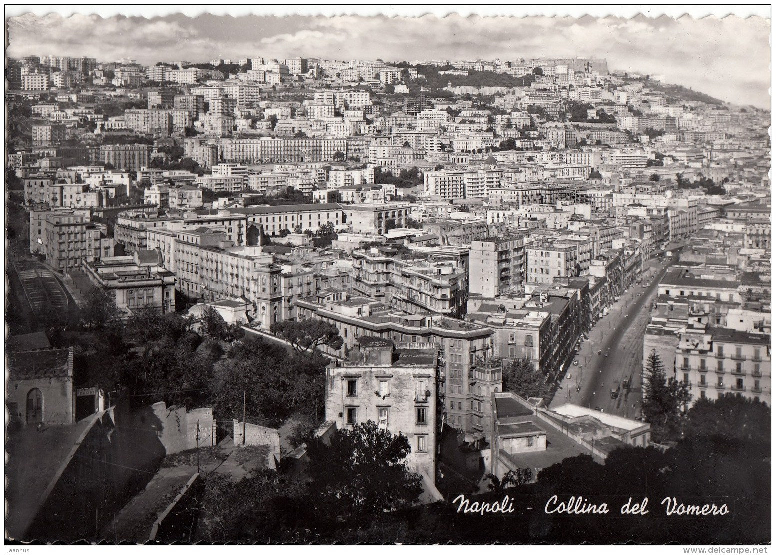 Collina del Vomero - Napoli - Naples - 185 - Italy - Italia - unused - JH Postcards