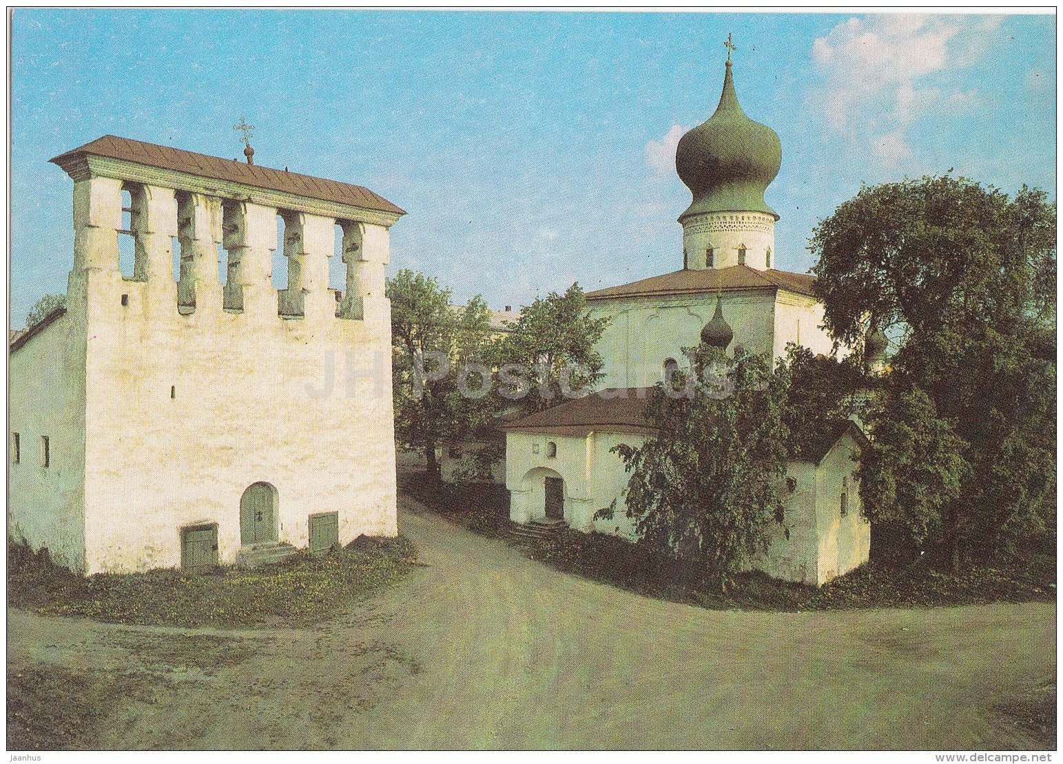 Church of the Dormition by the Ferry - Architectural Landmarks - Pskov - 1990 - Russia USSR - unused - JH Postcards