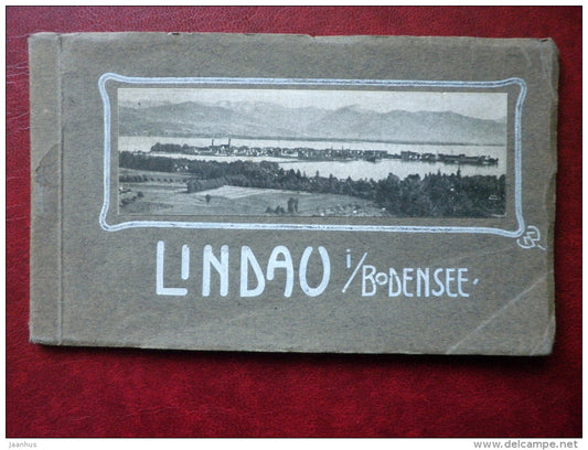 Lindau am Bodensee - booklet of 9 old postcards - unused - JH Postcards