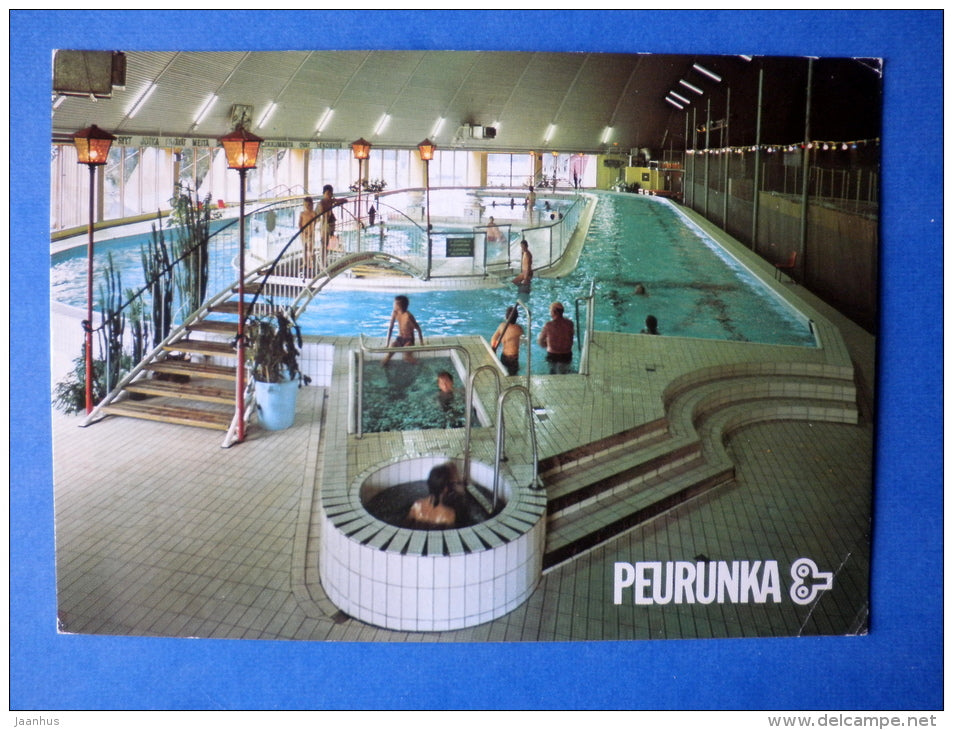 Laukaa Water Park - Perunka - circulated in Finland 1987 , Jyväskylä - Finland - used - JH Postcards