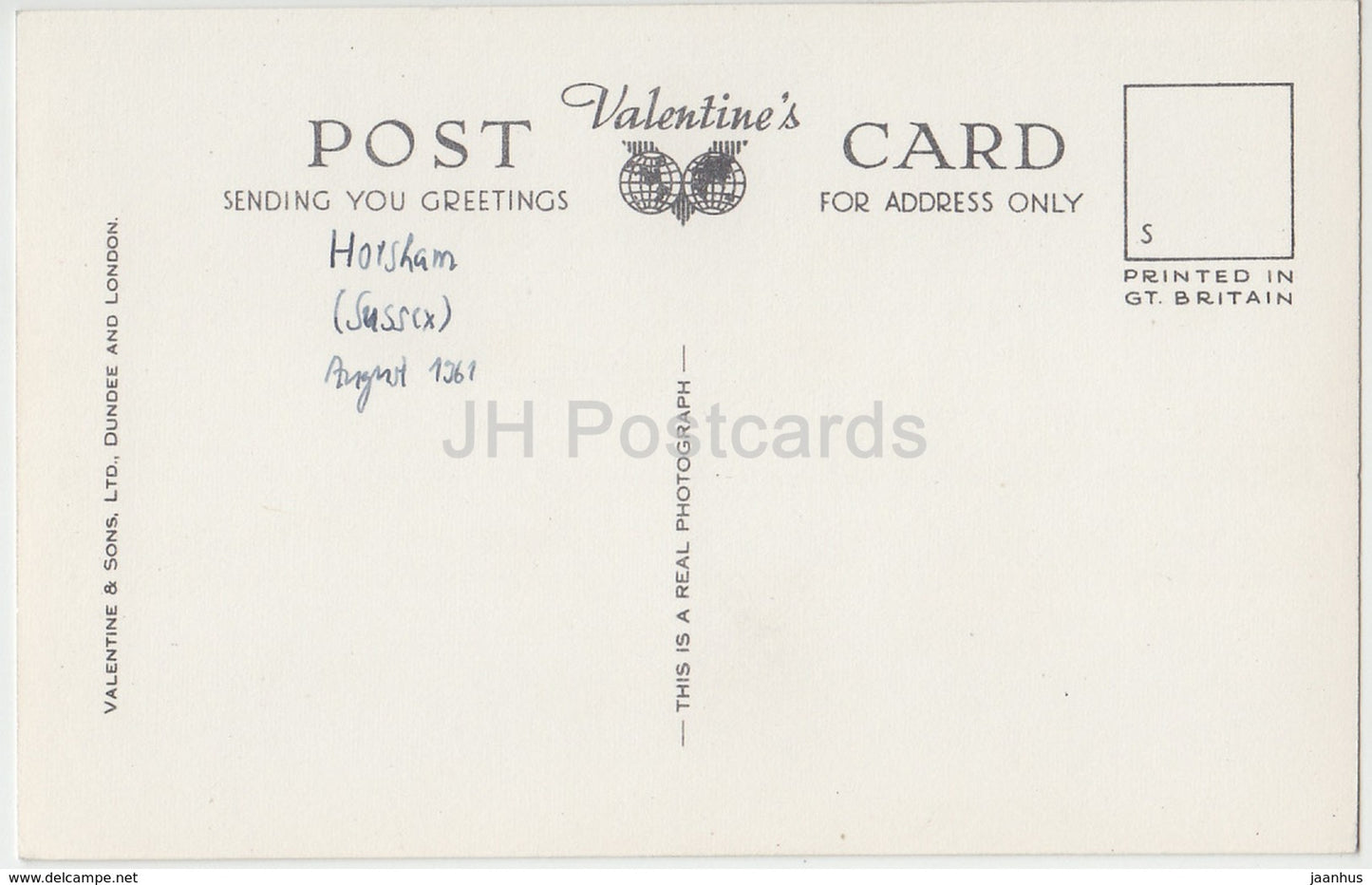 Horsham - In the Park - K. 6243 - 1961 - United Kingdom - England - used