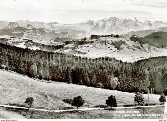 Gottschalkenberg - Blick gegen die Glarnischgruppe - 42014 - old postcard - Switzerland - unused - JH Postcards