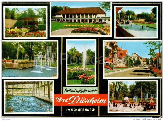 Solbad u. Luftkurort Bad Dürrheim im Schwarzwald - Germany - 1983 gelaufen - JH Postcards