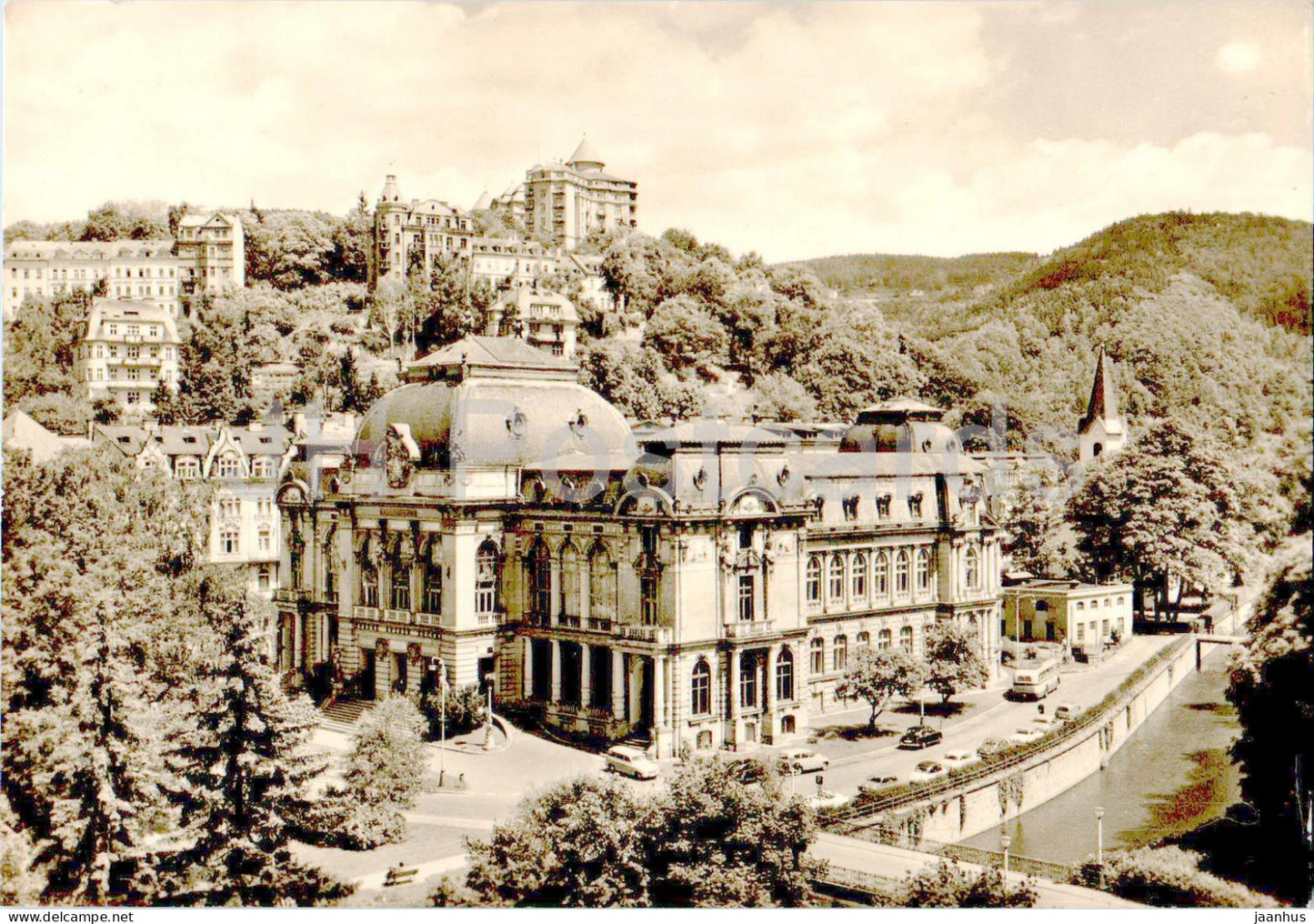 Karlovy Vary - Pohled na Lazne I - View of the Baths No I - 089629 - Czech Republic - Czechoslovakia - unused - JH Postcards