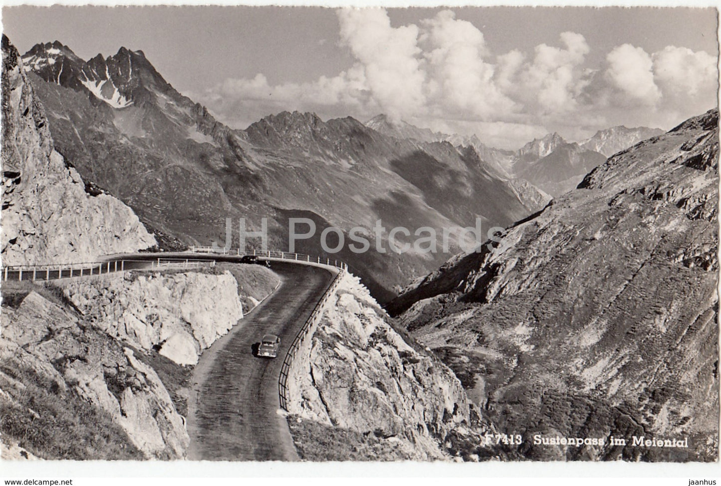 Sustenpass im Meiental - 7413 - Switzerland - 1959 - used - JH Postcards