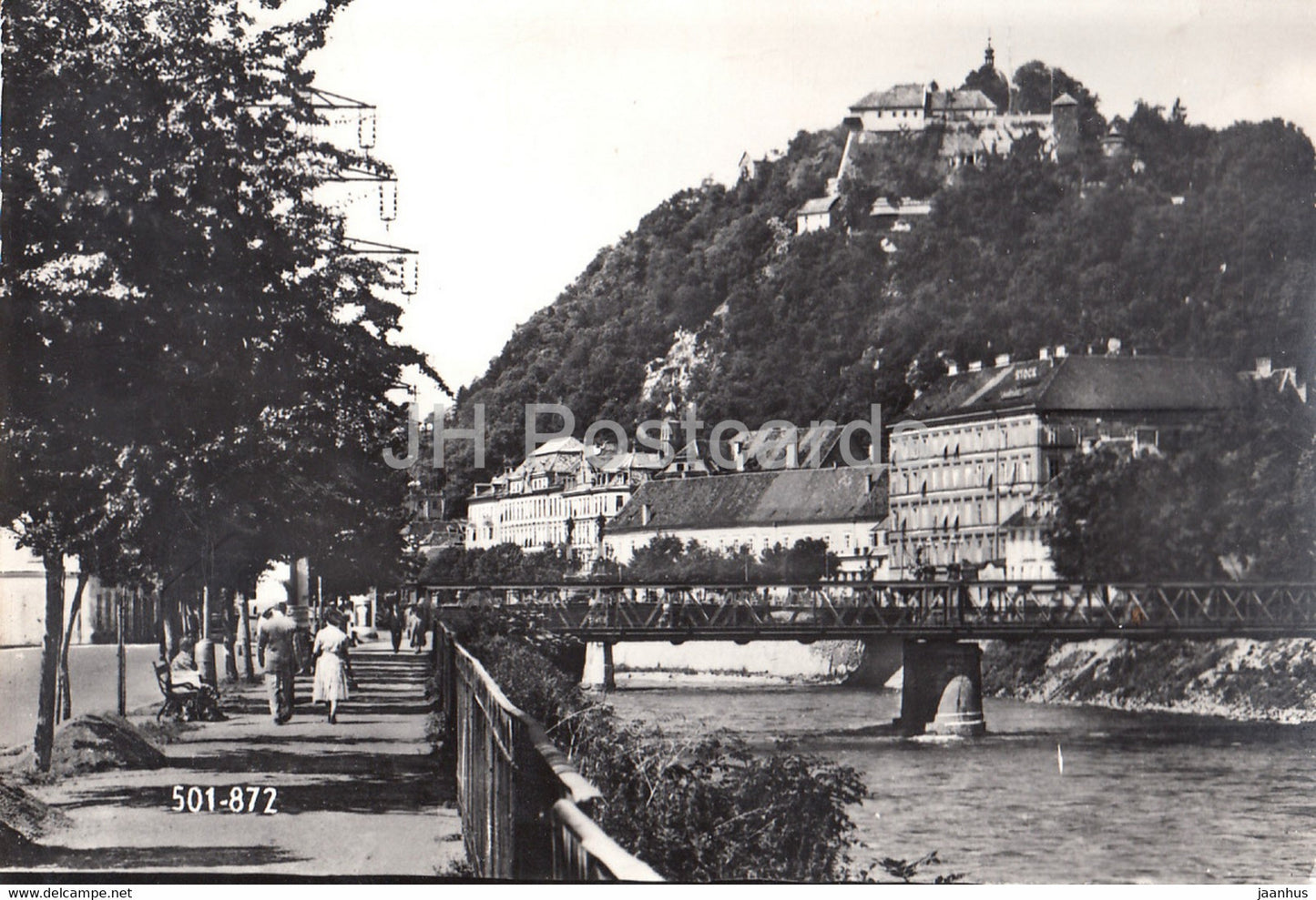 Graz - Mur und Schloßberg - Austria - unused - JH Postcards