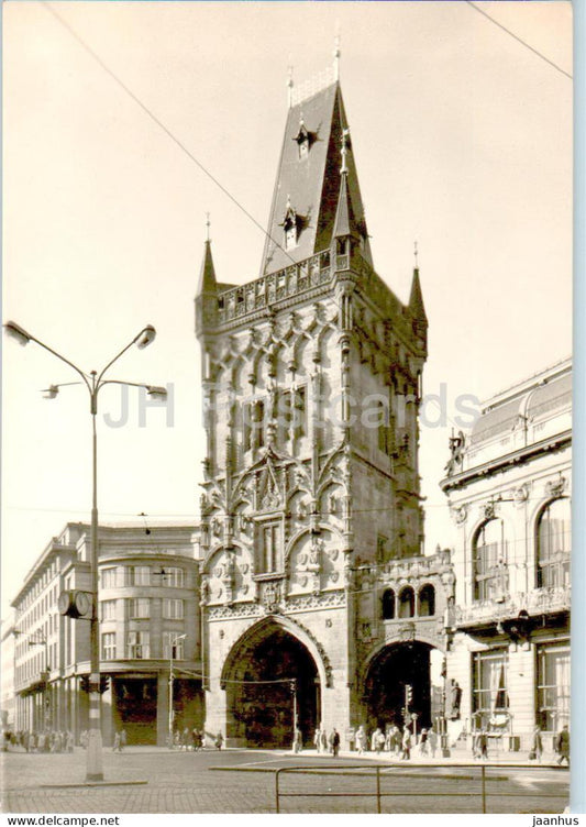 Praha - Prague - Prasna brana - Powder Tower - Das Gotische Prag - Czech Republic - Czechoslovakia - unused - JH Postcards