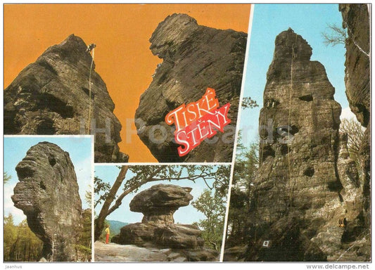 Tiske Steny - rocks - Czechoslovakia - Czech - unused - JH Postcards