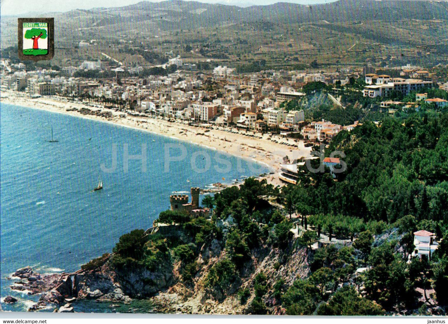 Lloret de Mar - Vista aerea - aereial view - 603 - Spain - used - JH Postcards