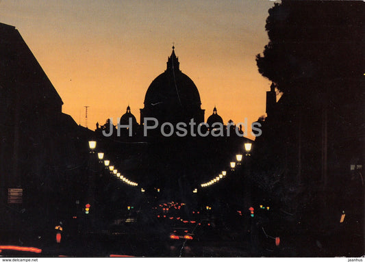 Rome - Roma - Vatican - Conciliazione street and St Peter - 5019 - Italy - unused - JH Postcards
