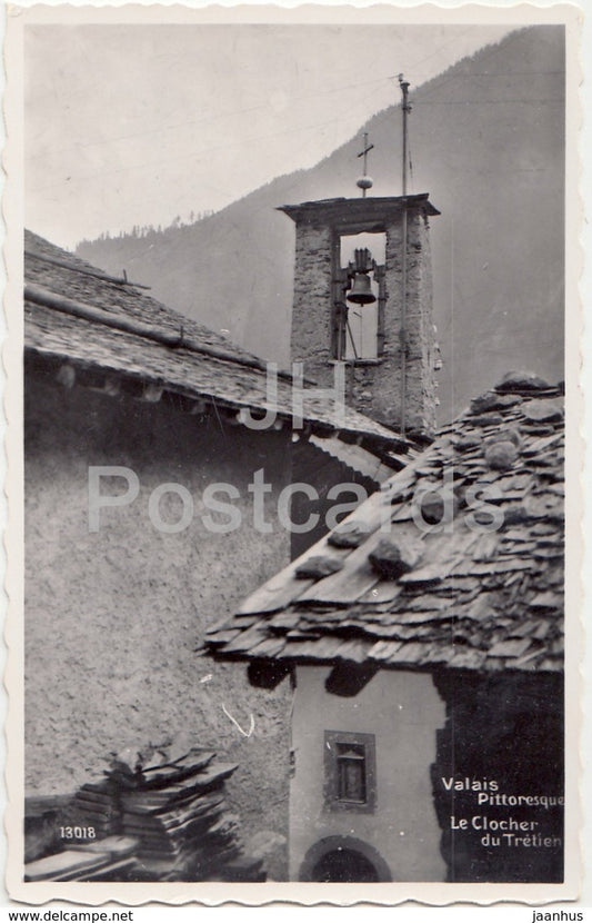 Valais Pittoresque - Le Clocher du Tretien - 13018 - Switzerland - 1964 - used - JH Postcards