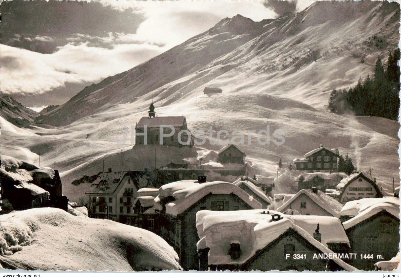 Andermatt 1444  m - 3341 - old postcard - Switzerland - unused - JH Postcards