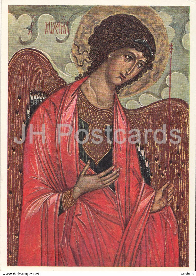 painting by Andreas Rubljow Rubljov - Engel III - Angel - Russian art - Germany - unused - JH Postcards