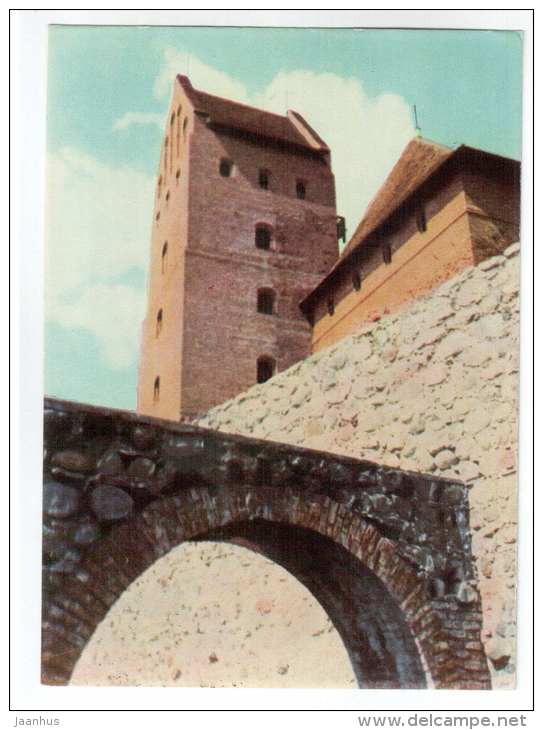 The Donjon today - Trakai - 1966 - Lithuania USSR - unused - JH Postcards