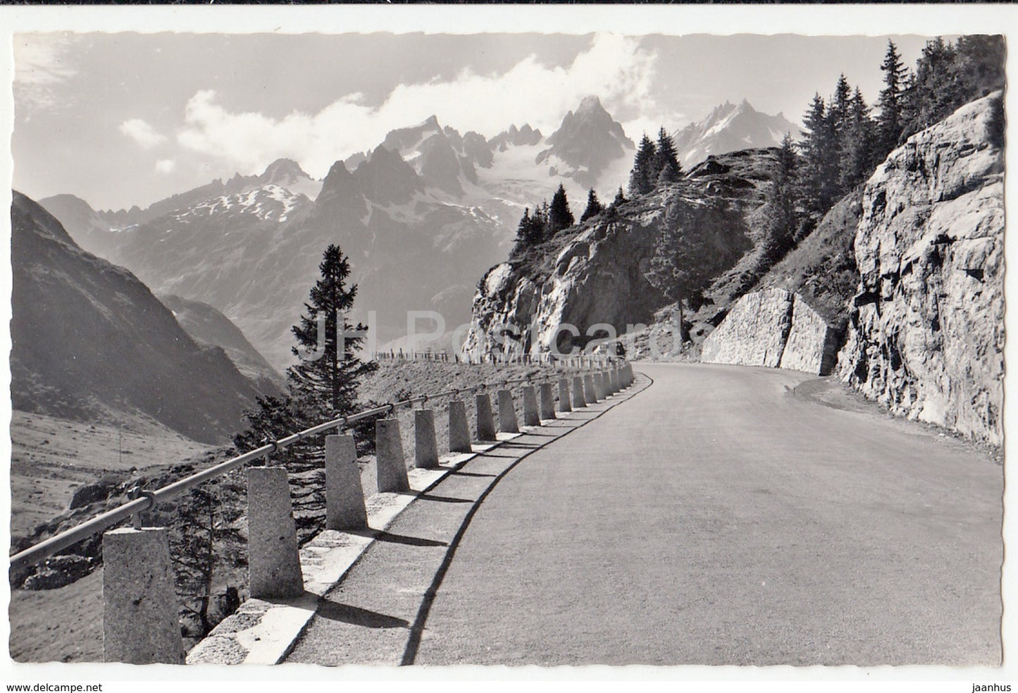 Sustenstrasse - Wassenhorn u. Grassen - 123 - Switzerland - old postcard - unused - JH Postcards