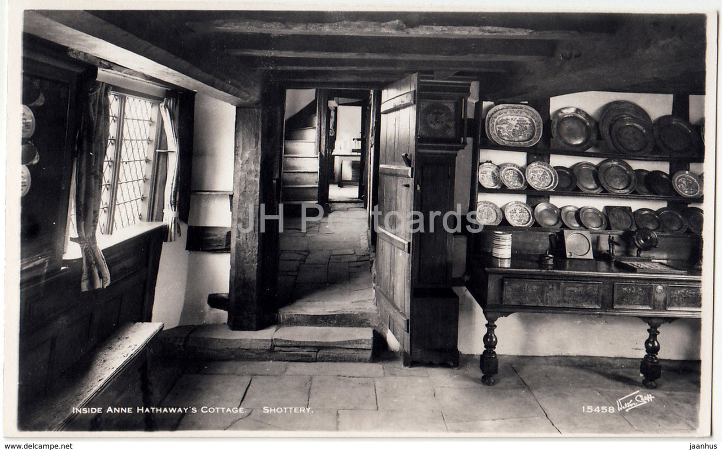 Shottery - Inside Anne Hathaway' s Cottage - 15458 - 1961 - United Kingdom - England - used - JH Postcards