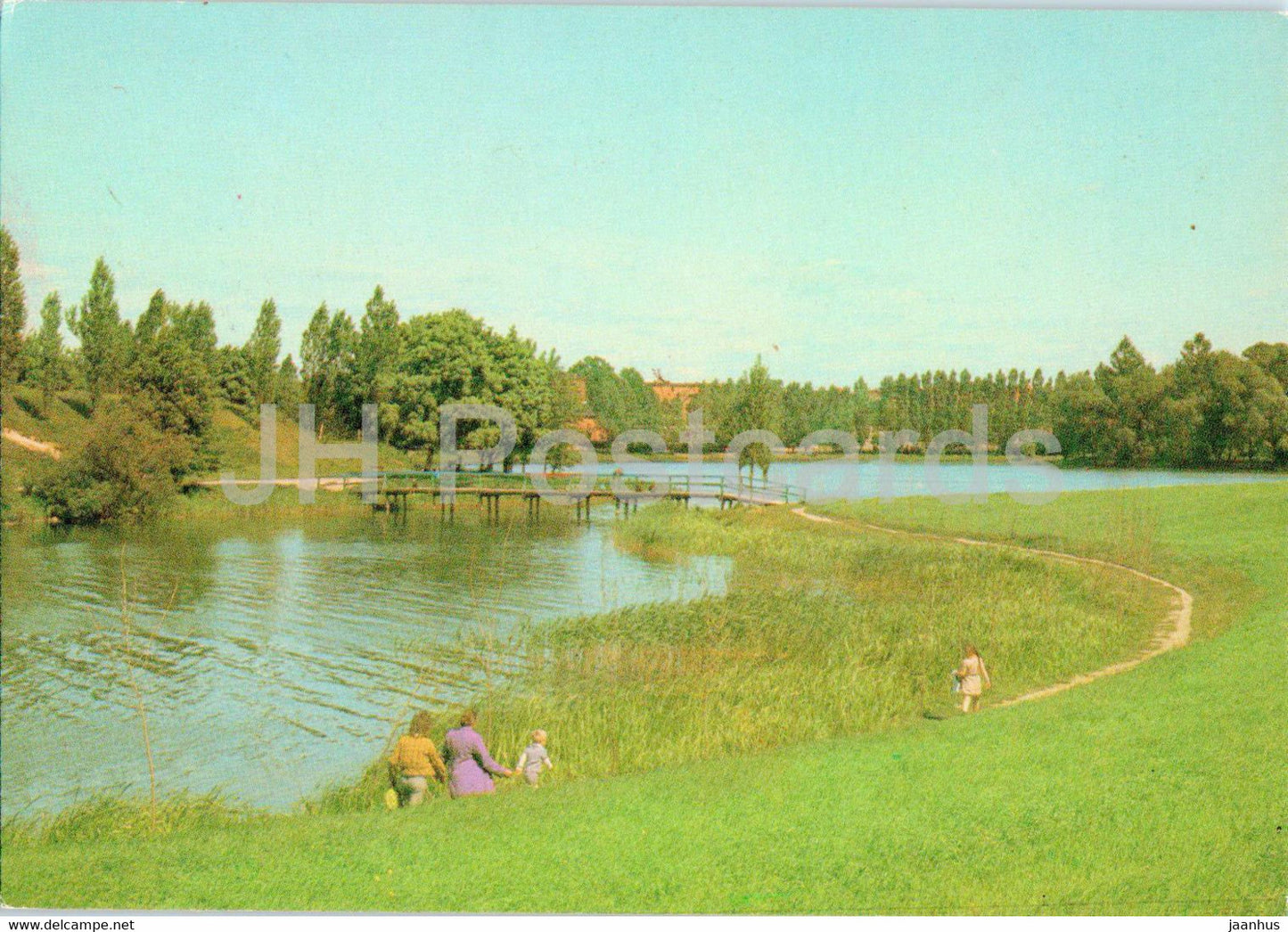 Krajobraz okolic Wabrzezna - The landscape of the Wabrzezno area - Poland - used - JH Postcards