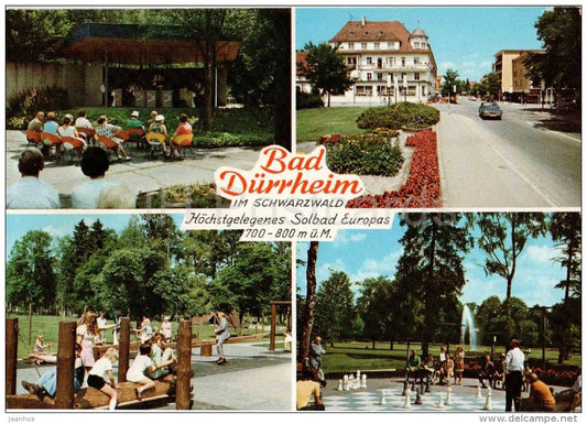 Bad Dürrheim im Schwarzwald , Höchstgelegenes Solbad Europas - 7737 - Germany - 1976 gelaufen - JH Postcards