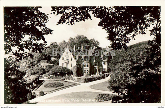 Bad Liebenstein - Schloss Altenstein - castle - old postcard - 1933 - Germany - used - JH Postcards