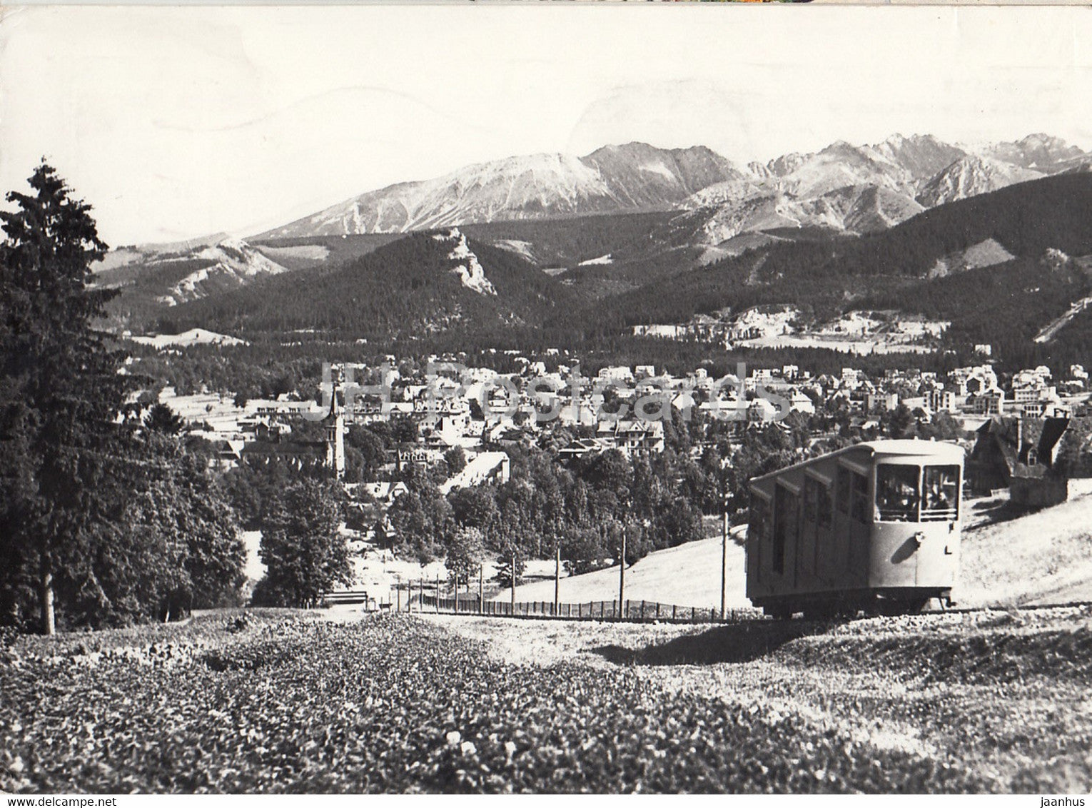 Zakopane - funicular to Gubalowka - Poland - used - JH Postcards