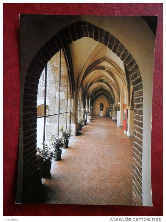 Corridor of the southern part of the Old Town Hall - Prague - CZECH REPUBLIC, CZECHOSLOVAKIA - unused - JH Postcards