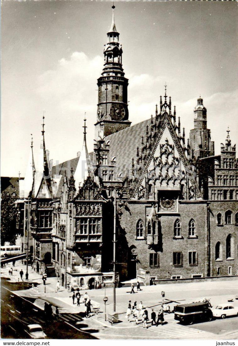 Wroclaw - Town Hall - Das gotische Rathaus - Poland - used - JH Postcards