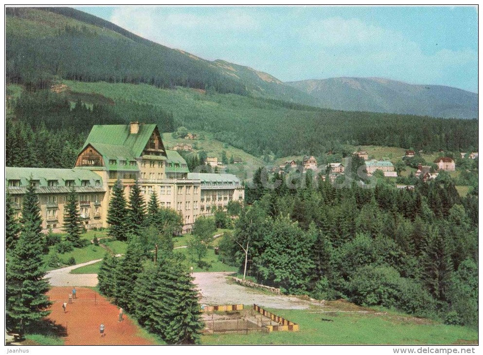 Krkonose - Spindleruv Mlyn - military sanatorium Bedrichov - Czechoslovakia - Czech - unused - JH Postcards