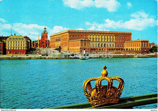 Stockholm - The Royal Castle - 1971 - Sweden - used - JH Postcards