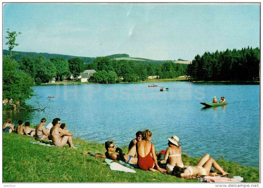 Bohemian-Moravian Highlands - Ceskomoravska vrchovina - Snezne - Rybnik Milovy - Czechoslovakia - Czech - used - JH Postcards