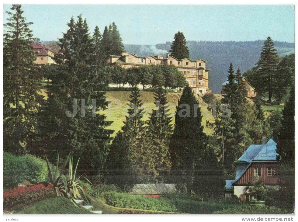 Krkonose - Spindleruv Mlyn - convalescent home ROH Prace - Czechoslovakia - Czech - unused - JH Postcards