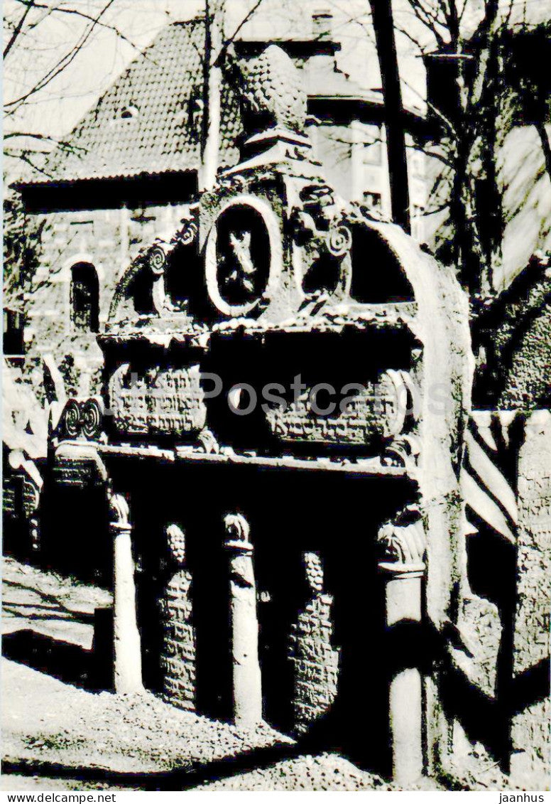 Praha - Prague - Tombstone of Jehuda Liva Ben Bezalel - Rabbi Low - Czech Republic - Czechoslovakia - unused - JH Postcards