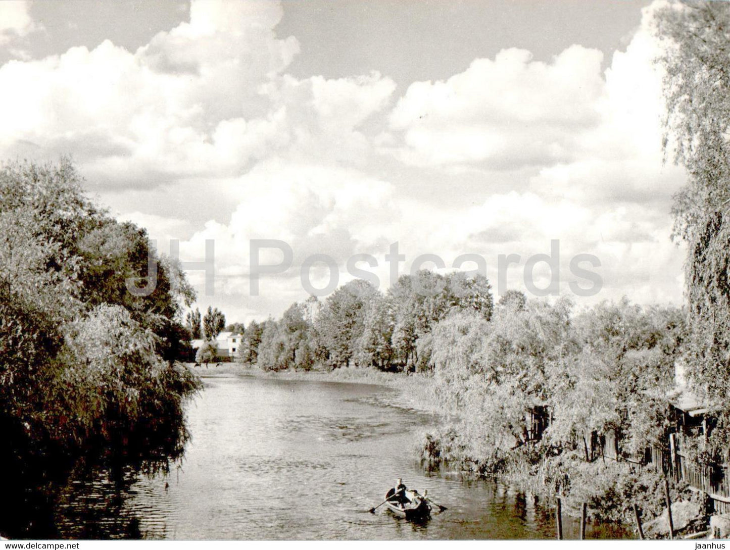 Zbaszyn - Rzeka Obra - river - Poland - unused - JH Postcards