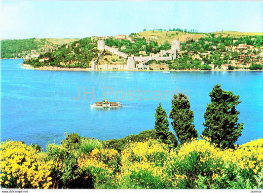 Rumeli Hisari castle - The European shore ofthe Bosphorus - AND - Turkey - unused - JH Postcards