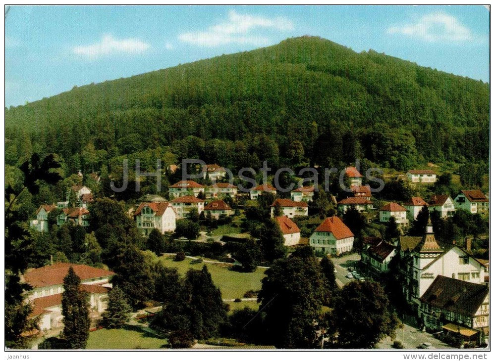 Bad Herrenalb - Heilklimatischer Kurort im Schwarzwald - Thermalbad - mountains - Germany - 1979 gelaufen - JH Postcards